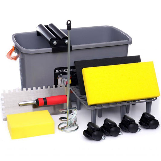 eGospodari.ro % SET PROFI SCULE SI GALEATA 24L pentru renovare zugravire, placare cu gresie ori faianta , KRAFT Profi K10785