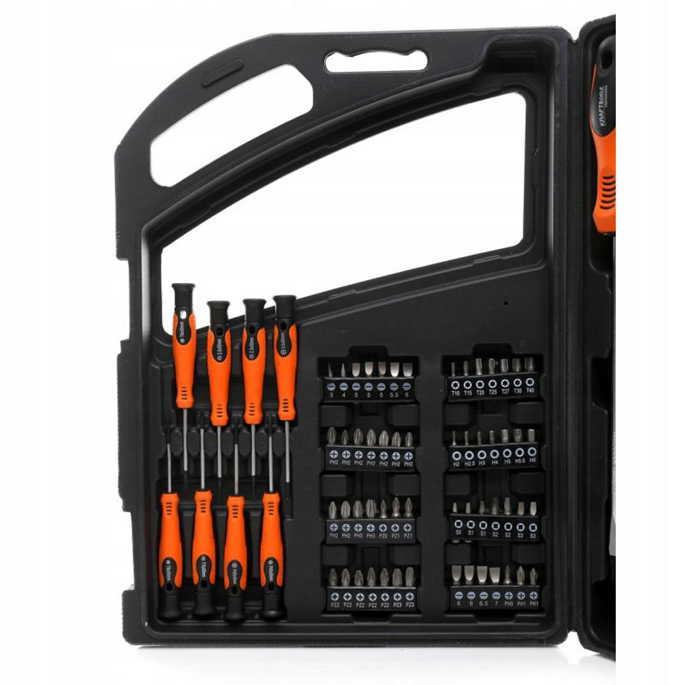 eGospodari.ro % Set surubelnite si biti KRAFT Profi K10904, 75buc