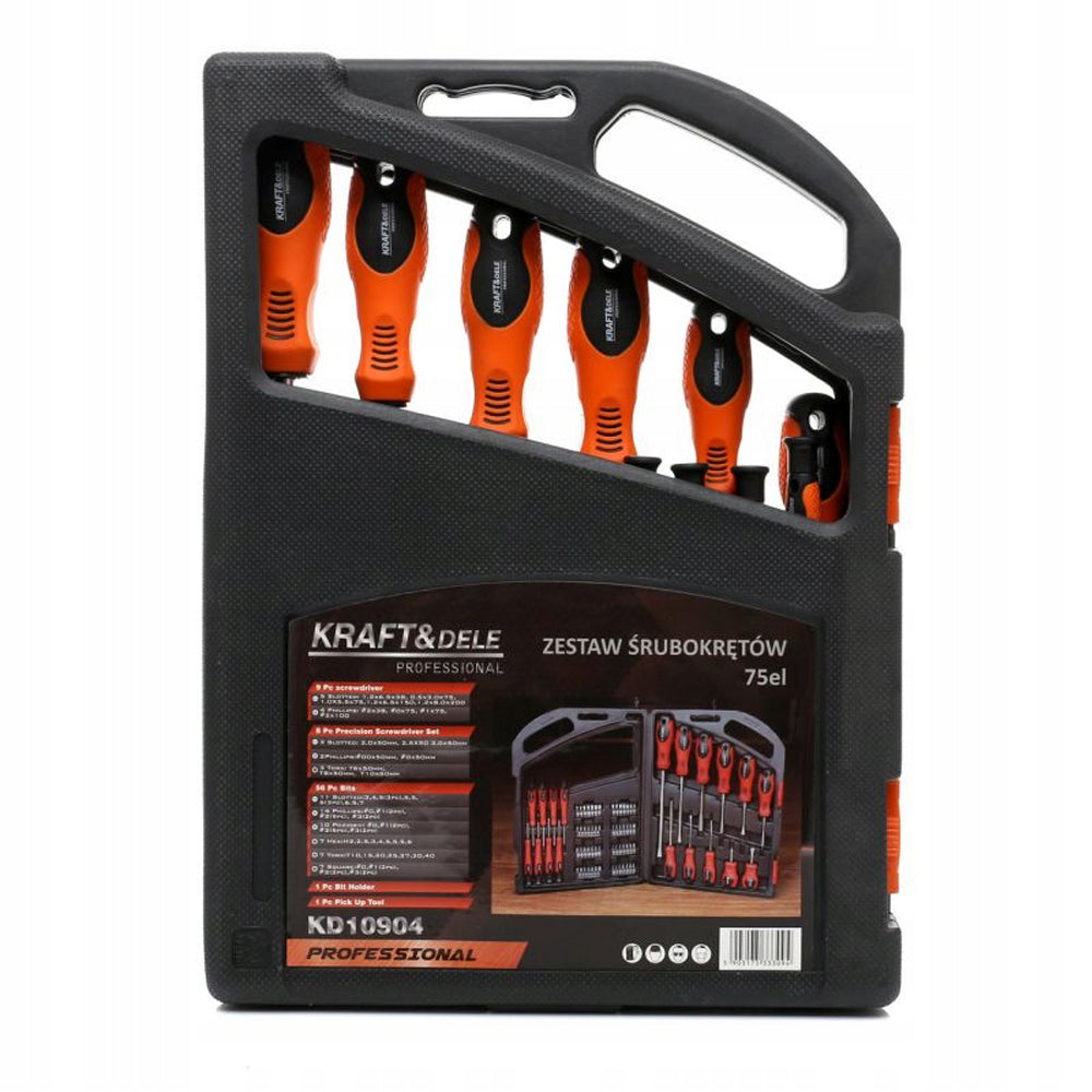 eGospodari.ro % Set surubelnite si biti KRAFT Profi K10904, 75buc