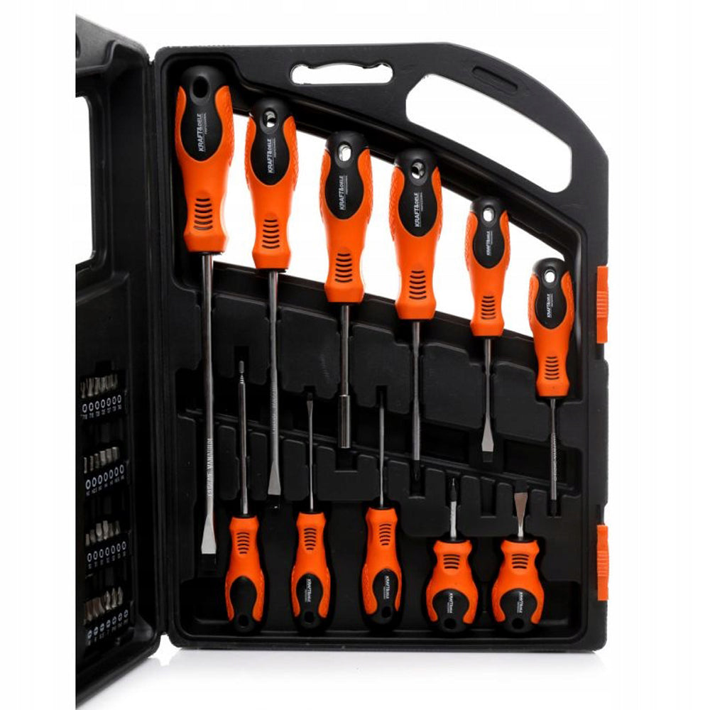 eGospodari.ro % Set surubelnite si biti KRAFT Profi K10904, 75buc