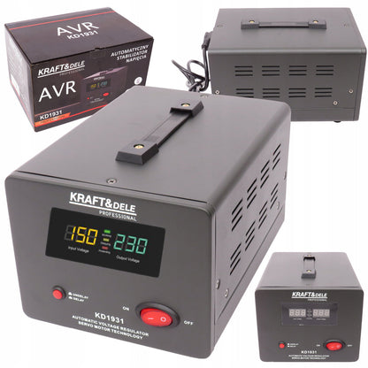 eGospodari.ro % Stabilizator de tensiune KRAFT Profi K1931, 1000VA, 230V