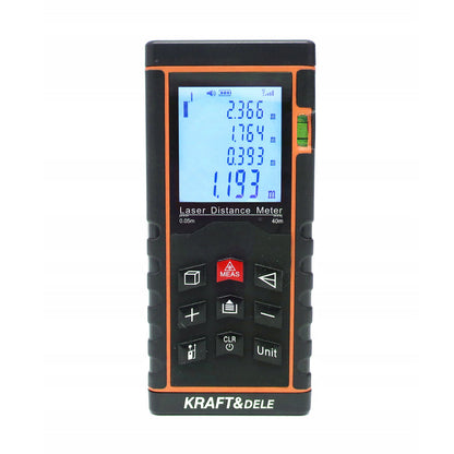 eGospodari.ro % Telemetru cu laser KRAFT Profi K10405, 40m + husa protectie