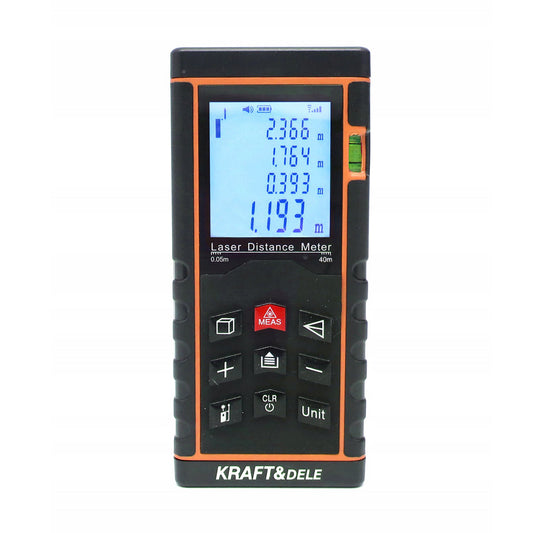 eGospodari.ro % Telemetru cu laser KRAFT Profi K10405, 40m + husa protectie